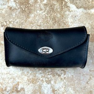 Harley Davidson HD handlebar bag pouch, OEM, genuine leather, touring